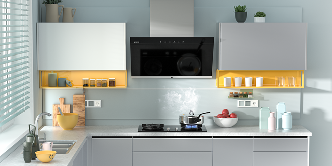 OC渲染-廚房場景